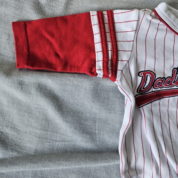 Carter's (Baby) | "Dad's Team" Baseball Onesie - Picture 3 of 6
